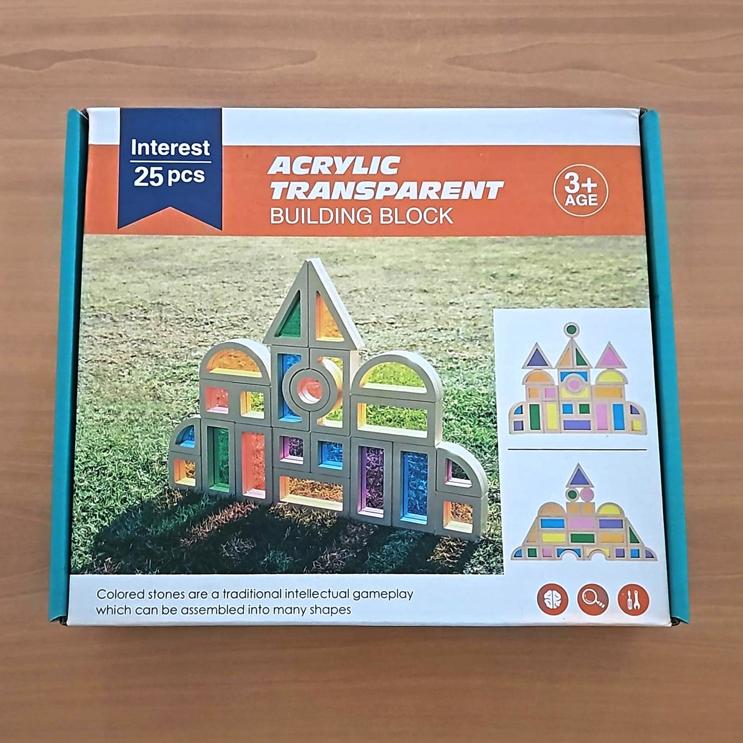 Rainbow Acrylic Building Blocks