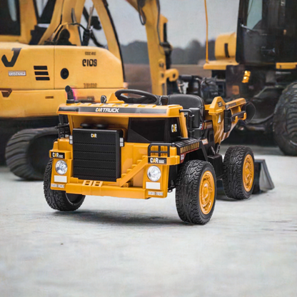 Kids Cars Electric Dumper Truck with Shovel & USB Music - 12V