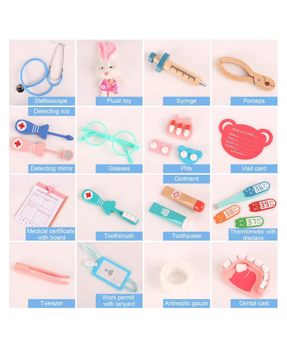Doctor's Kit in a Cloth Bag - Kids Toys