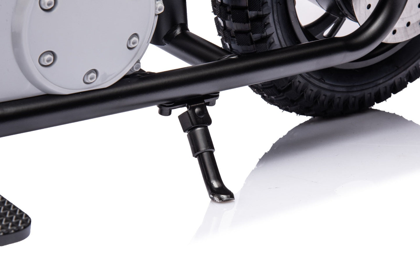 36V Electric Chopper Motor Cycle Ride on with Twist Grip Throttle | Grey - Age 7+ - kidscars.ie - [Kids Electric Cars]