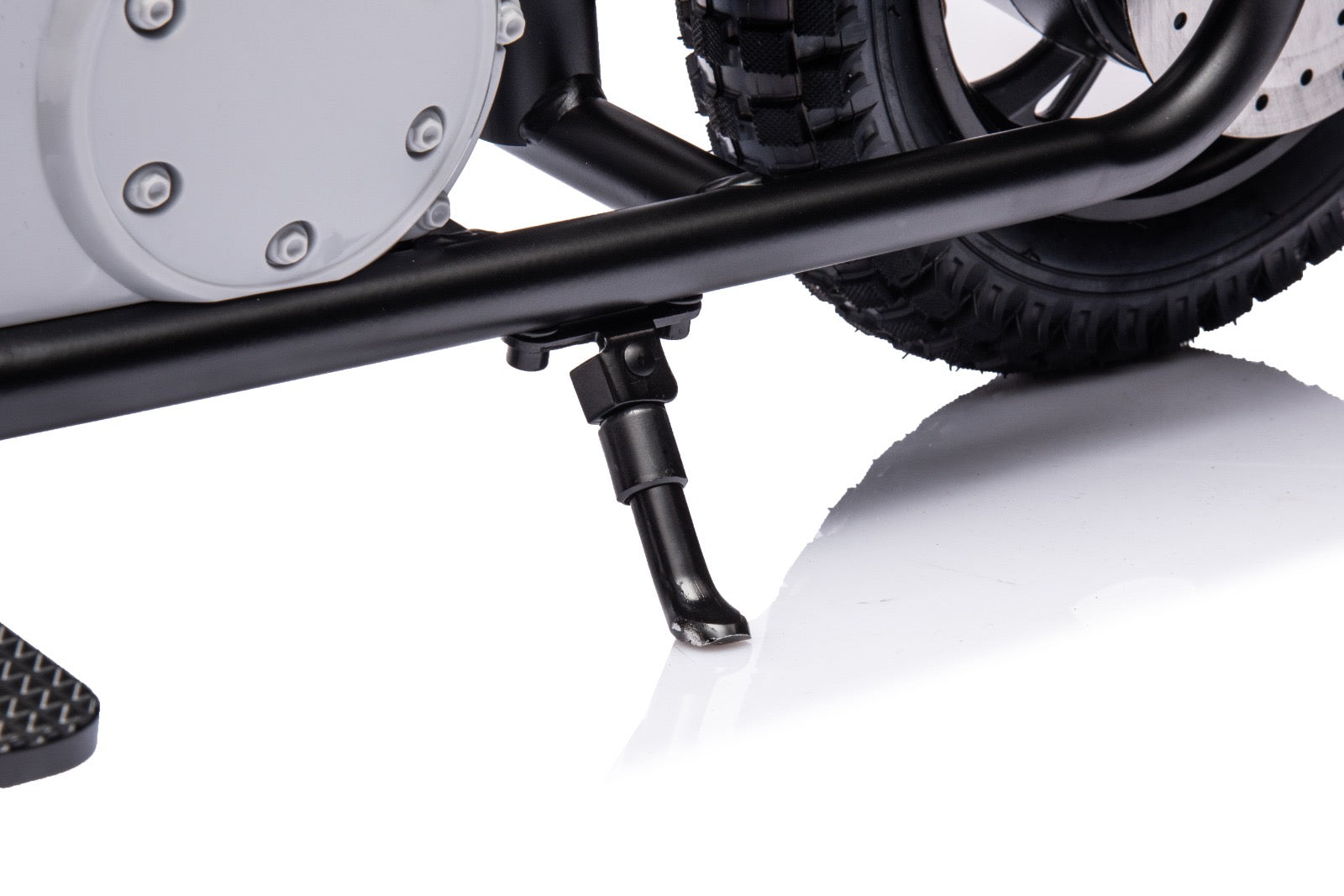 36V Electric Chopper Motor Cycle Ride on with Twist Grip Throttle | Grey - Age 7+ - kidscars.ie - [Kids Electric Cars]
