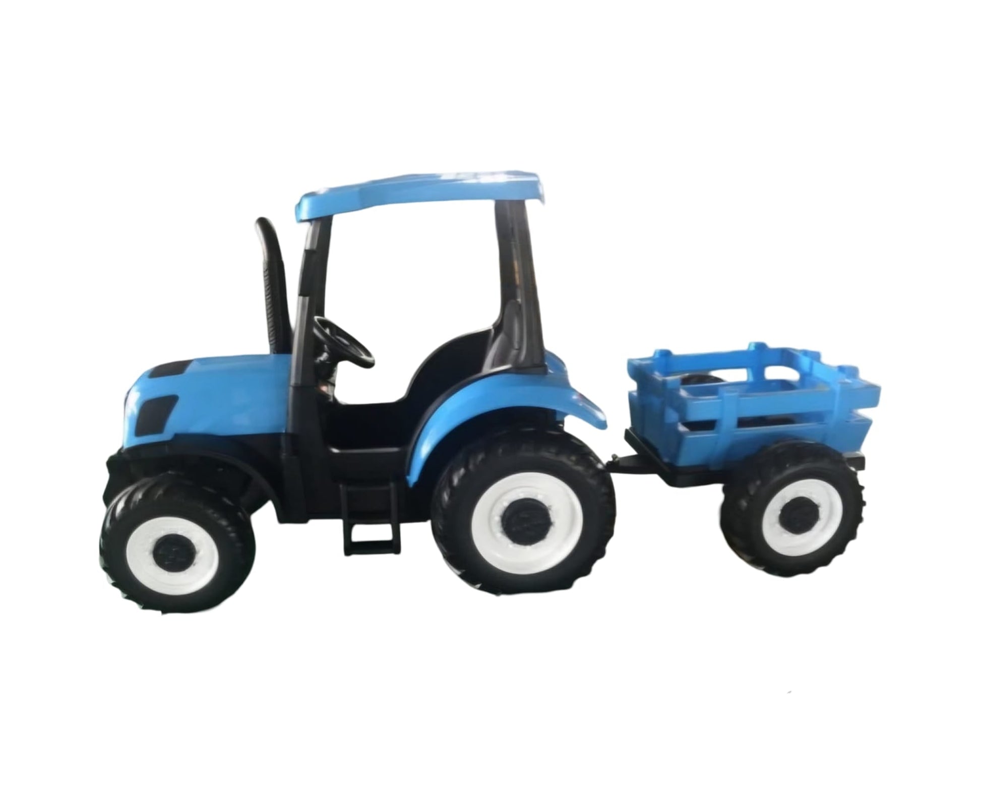 Exclusive 24V Electric Blue Tractor and Trailer Included - kidscars.ie