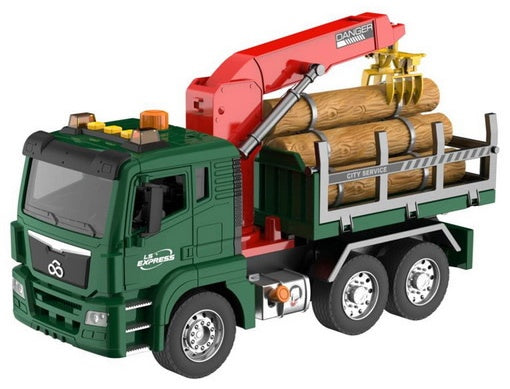 1:10 Scale Tree Log Carrier Truck – Wenyi Builder Series - kidscars.ie - [Kids Electric Cars]
