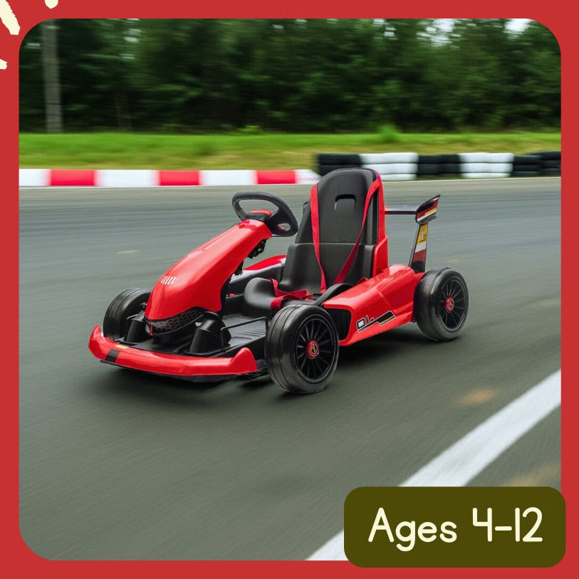 Kids Cars Ride On Electric Go-Kart in Red | 24V - kidscars.ie - [Kids Electric Cars]