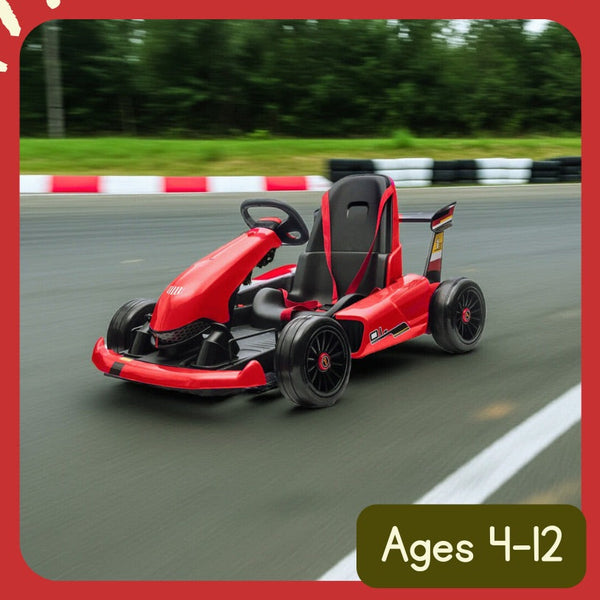 Kids Cars Ride On Electric Go-Kart in Red | 24V - kidscars.ie - [Kids Electric Cars]