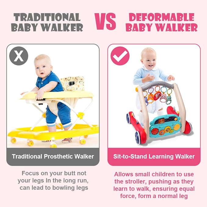Sit-to-Stand Baby Walker & Activity Center (12 Months+) - kidscars.ie - [Kids Electric Cars]