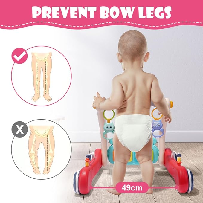 Sit-to-Stand Baby Walker & Activity Center (12 Months+) - kidscars.ie - [Kids Electric Cars]