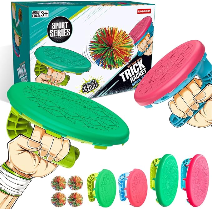 Paddle Ball & Toss Game Set for Kids 4 Paddles & Balls Outdoor Toy for Ages 6–12 - kidscars.ie - [Kids Electric Cars]