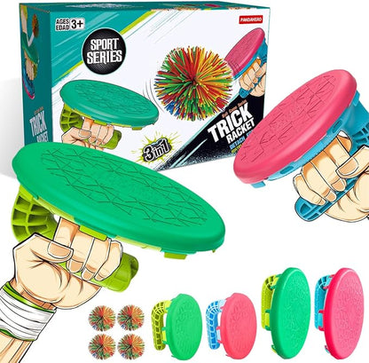 Paddle Ball & Toss Game Set for Kids 4 Paddles & Balls Outdoor Toy for Ages 6–12 - kidscars.ie - [Kids Electric Cars]