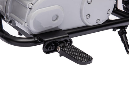 36V Electric Chopper Motor Cycle Ride on with Twist Grip Throttle | Grey - Age 7+ - kidscars.ie - [Kids Electric Cars]