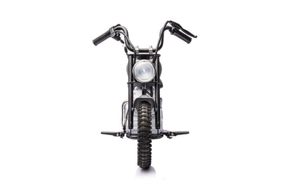 36V Electric Chopper Motor Cycle Ride on with Twist Grip Throttle | Grey - Age 7+ - kidscars.ie - [Kids Electric Cars]