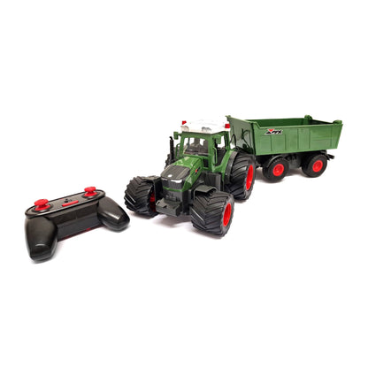 Green Farm Tractor with Remote Control - kidscars.ie - [Kids Electric Cars]