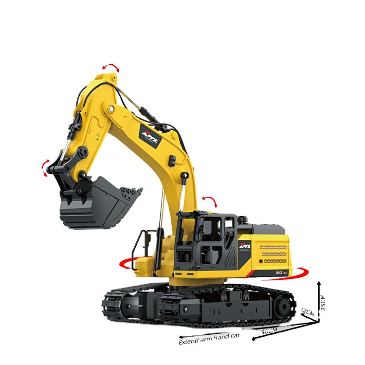ZMX Engineering Excavator Toy with Remote Control - kidscars.ie - [Kids Electric Cars]
