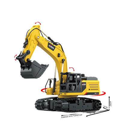 ZMX Engineering Excavator Toy with Remote Control - kidscars.ie - [Kids Electric Cars]