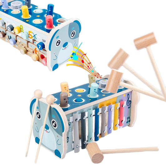 Wooden Toy Multi-Functional Musical Instrument