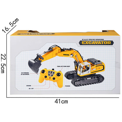 ZMX Engineering Excavator Construction Toy with Remote Control - kidscars.ie - [Kids Electric Cars]