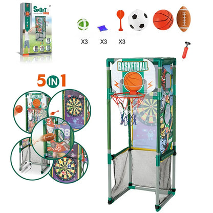 5-in-1 Shooting and Targeting Game for Kids (Age 3+) - kidscars.ie - [Kids Electric Cars]