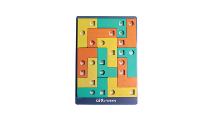 Wooden L-Shaped Geometric Matching Game 30 Challenge Cards, Magnetic Puzzle for Kids 3+ - kidscars.ie - [Kids Electric Cars]
