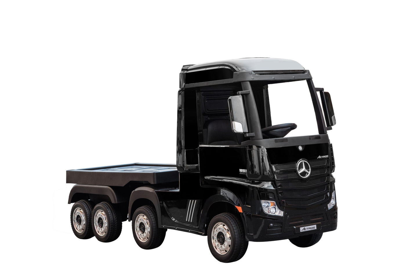 Licensed Mercedes Benz 24V Actro Lorry Electric Truck with Trailer - kidscars.ie