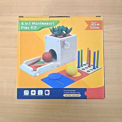 Early Learning Wooden 4-In-1 Play Kit
