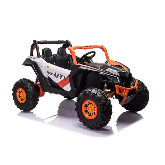 Extreme Two Seat 24V UTV Ride On Toy | Orange - kidscars.ie - [Kids Electric Cars]