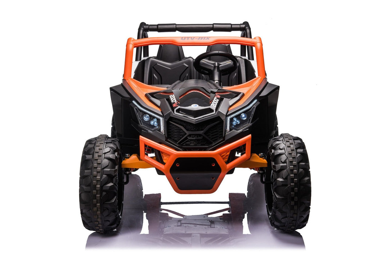 Extreme Two Seat 24V UTV Ride On Toy | Orange - kidscars.ie - [Kids Electric Cars]