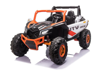 Extreme Two Seat 24V UTV Ride On Toy | Orange - kidscars.ie - [Kids Electric Cars]