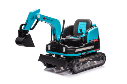 Pre-order: 24V Mini Ride On Electric Digger in Blue