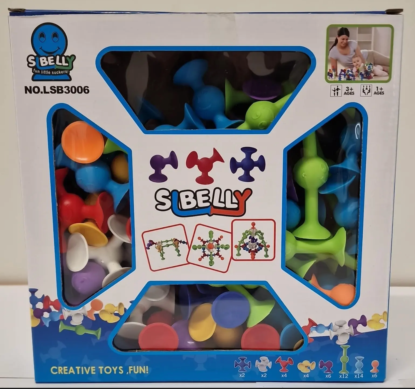 Pop Suckers Creative Building Toy (3 Years+) - kidscars.ie - [Kids Electric Cars]