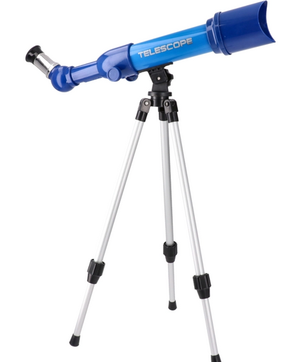 Kids’ Astronomy Telescope 80x Magnification with 3 Optical Lenses Ages 6+ Blue - kidscars.ie - [Kids Electric Cars]