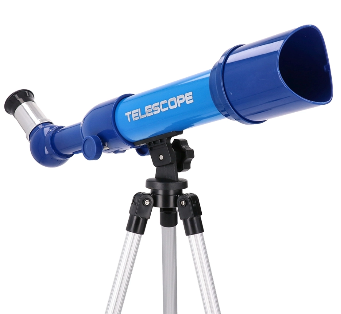 Kids’ Astronomy Telescope 80x Magnification with 3 Optical Lenses Ages 6+ Blue - kidscars.ie - [Kids Electric Cars]