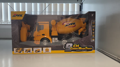 ZMX Engineering Cement Mixer Truck Toy with Remote Control - kidscars.ie - [Kids Electric Cars]