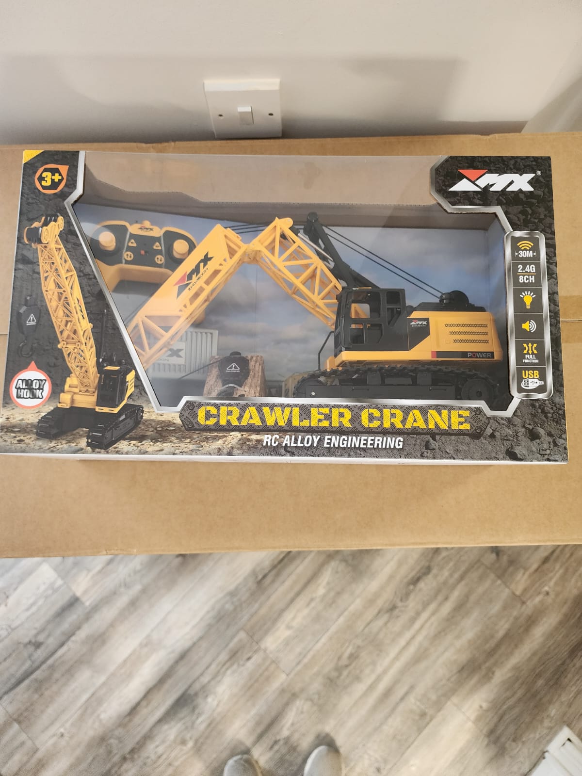 ZMX Engineering Crawler Crane Toy with Remote Control - kidscars.ie - [Kids Electric Cars]