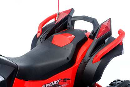 Super Power Electric Quad Ride On ATV | 24V - Red