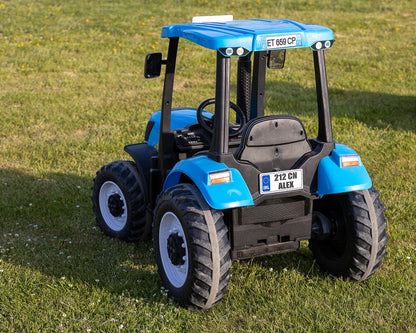 New Holland 24V Electric Tractor – Ride-On with MP3, Parental Control & Fun Features - kidscars.ie