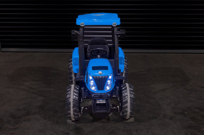 New Holland 24V Electric Tractor – Ride-On with MP3, Parental Control & Fun Features - kidscars.ie