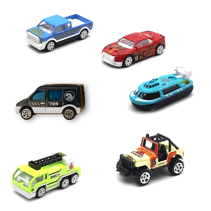 Die-Cast Car & Truck Playset – 6 Alloy Vehicles - kidscars.ie - [Kids Electric Cars]
