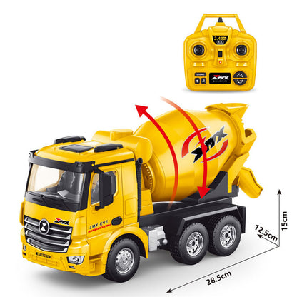 ZMX Engineering Cement Mixer Truck Toy with Remote Control - kidscars.ie - [Kids Electric Cars]
