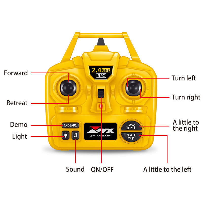 ZMX Engineering Cement Mixer Truck Toy with Remote Control - kidscars.ie - [Kids Electric Cars]