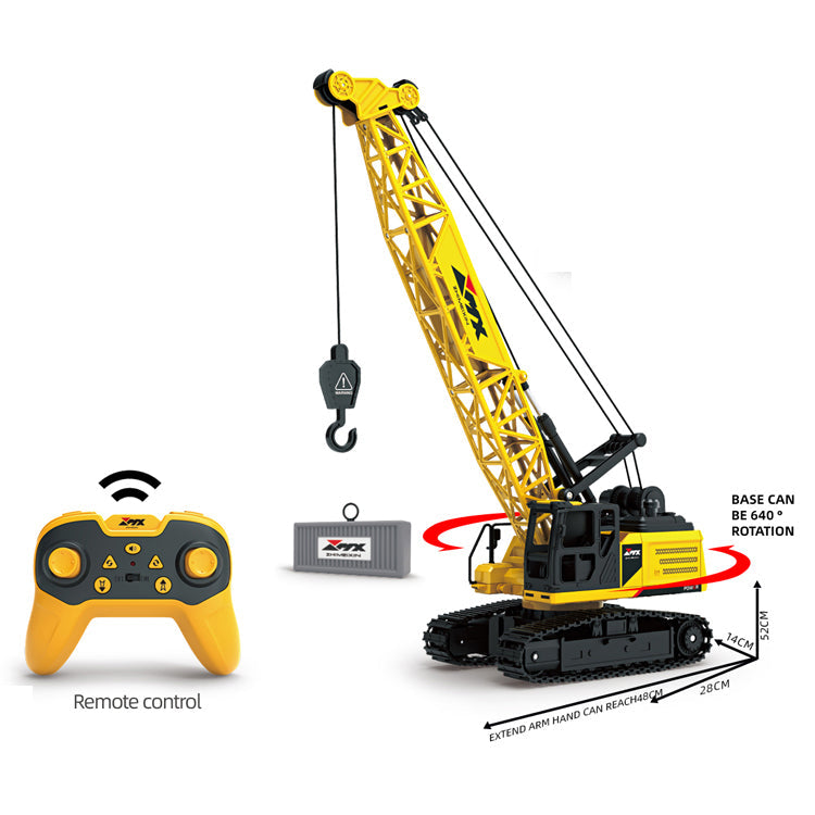 ZMX Engineering Crawler Crane Toy with Remote Control - kidscars.ie - [Kids Electric Cars]