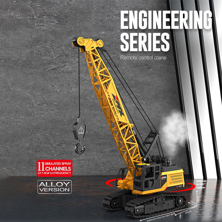 ZMX Engineering Crawler Crane Toy with Remote Control - kidscars.ie - [Kids Electric Cars]