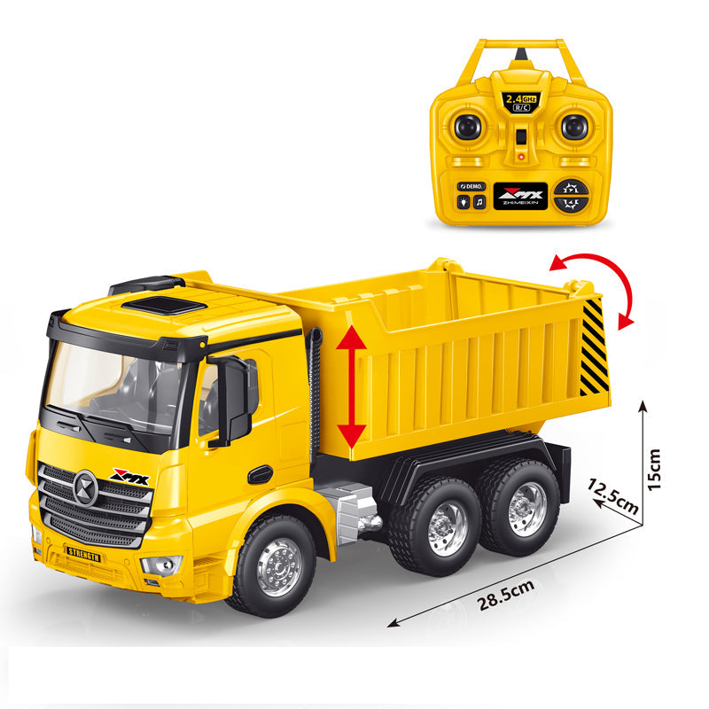 ZMX Engineering Dump Truck Toy with Remote Control - kidscars.ie - [Kids Electric Cars]