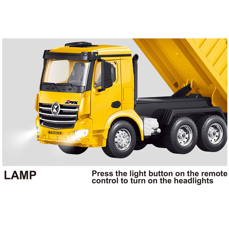 ZMX Engineering Dump Truck Toy with Remote Control - kidscars.ie - [Kids Electric Cars]