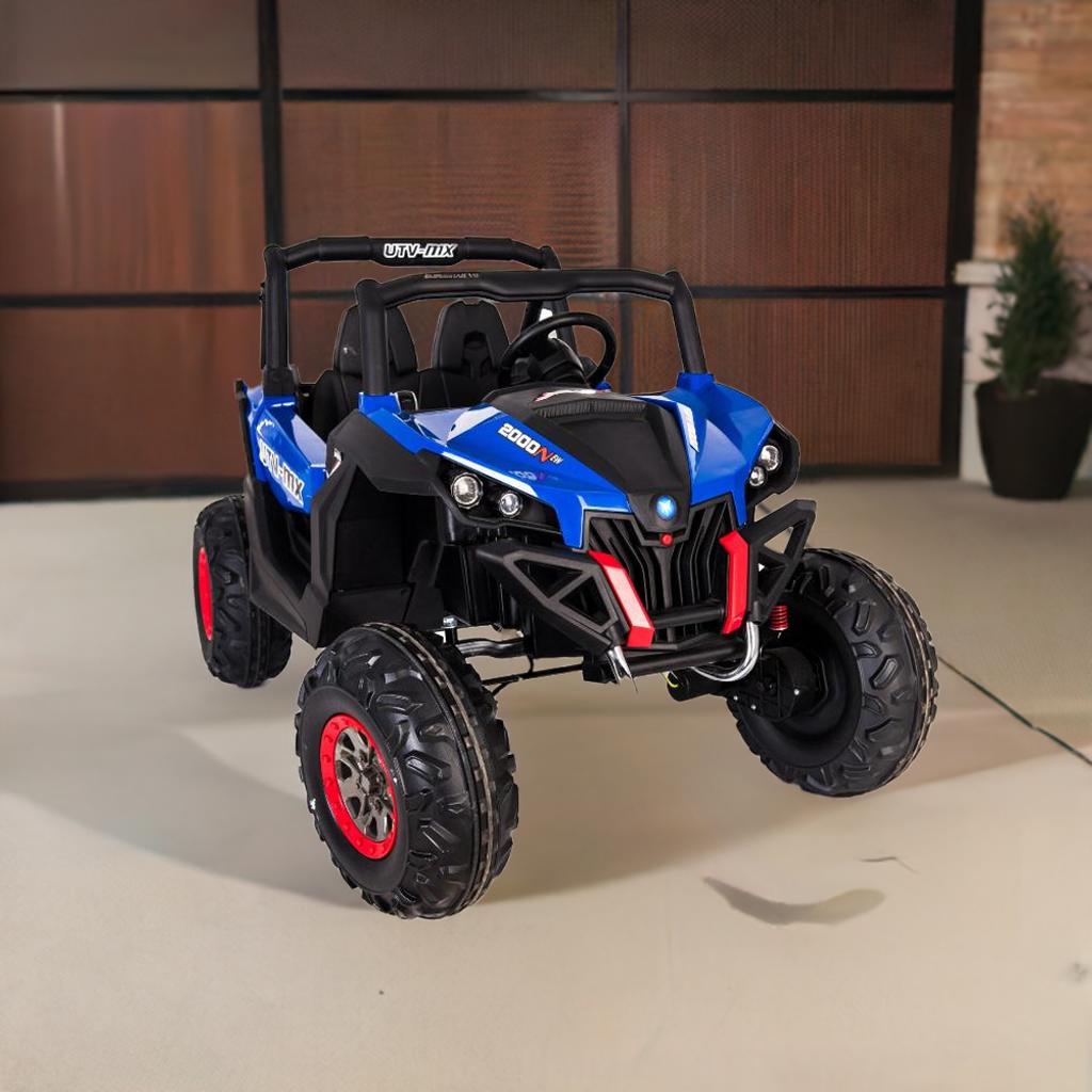 Kids Blue 24V UTV Ride On Buggy | Off Road - kidscars.ie - [Kids Electric Cars]