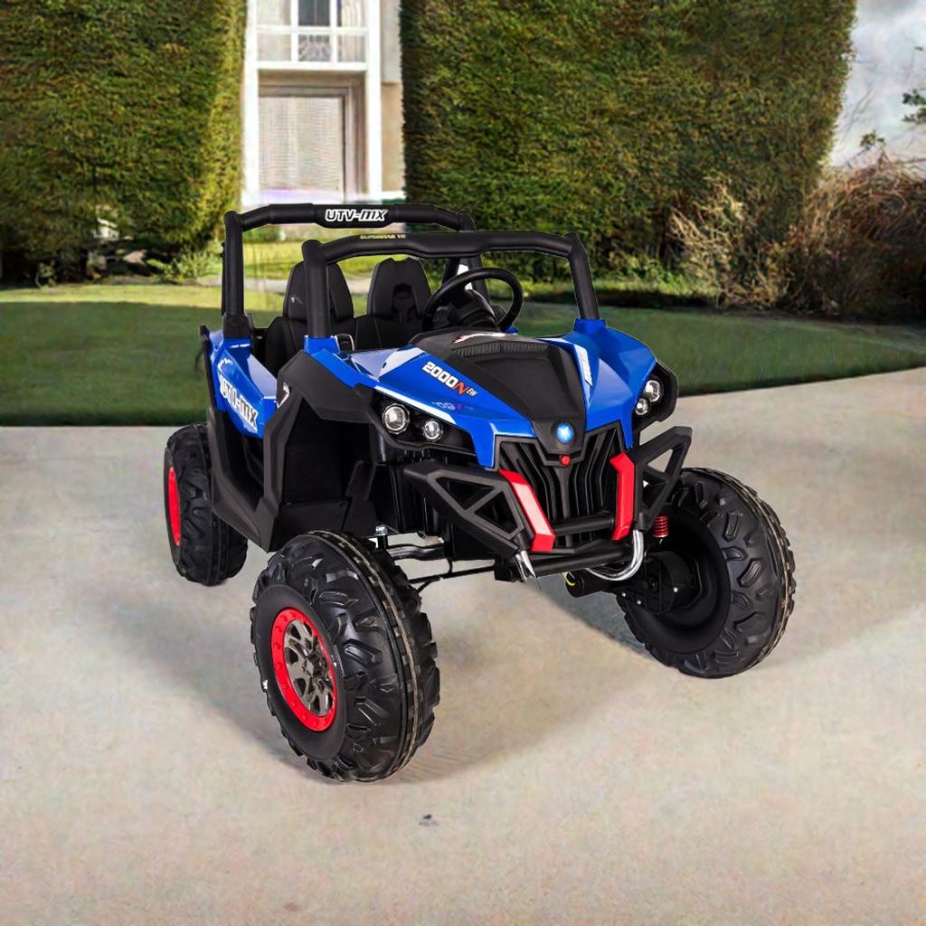 Kids Blue 24V UTV Ride On Buggy | Off Road - kidscars.ie - [Kids Electric Cars]
