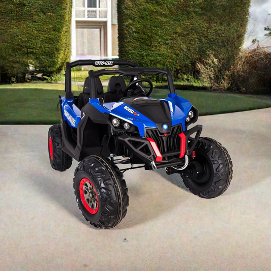 Kids Blue 24V UTV Ride On Buggy | Off Road - kidscars.ie - [Kids Electric Cars]