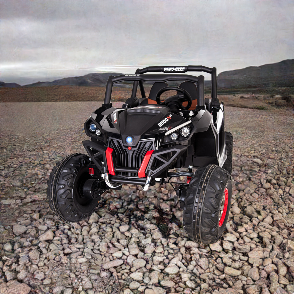 Kids Black 24V UTV Ride On Buggy | Off Road - kidscars.ie - [Kids Electric Cars]