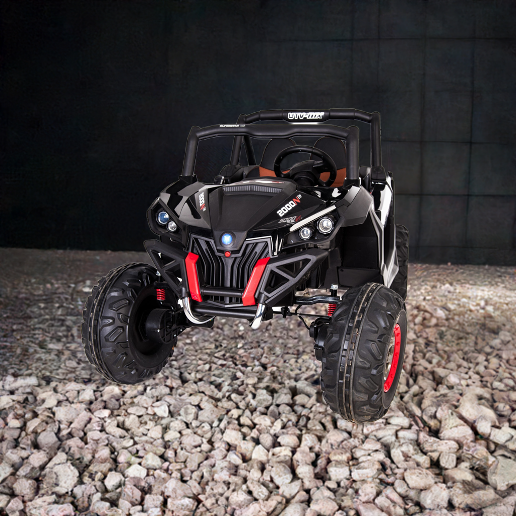 Kids Black 24V UTV Ride On Buggy | Off Road - kidscars.ie - [Kids Electric Cars]