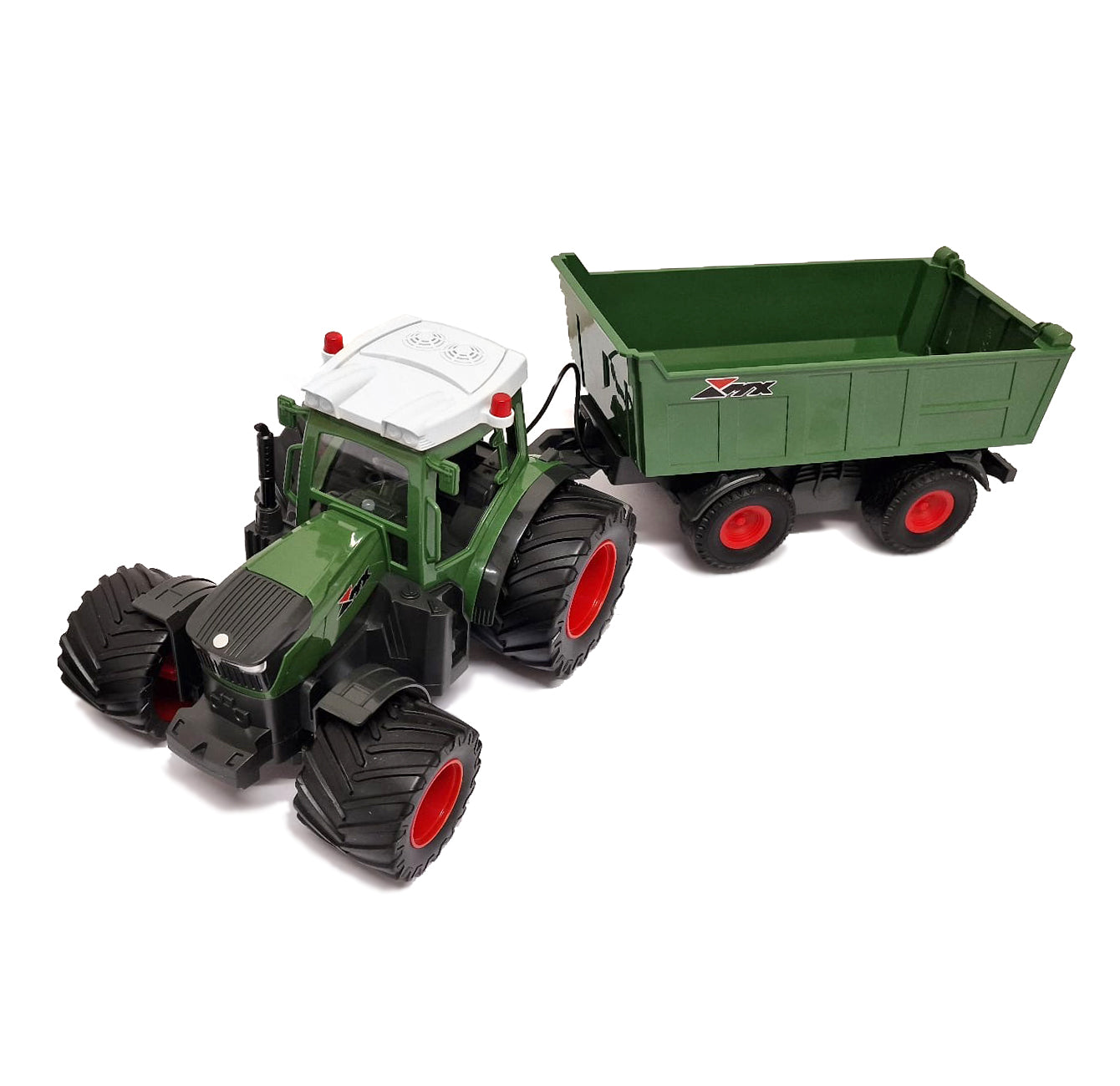 Green Farm Tractor with Remote Control - kidscars.ie - [Kids Electric Cars]