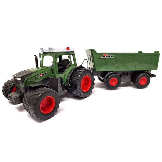 Green Farm Tractor with Remote Control - kidscars.ie - [Kids Electric Cars]